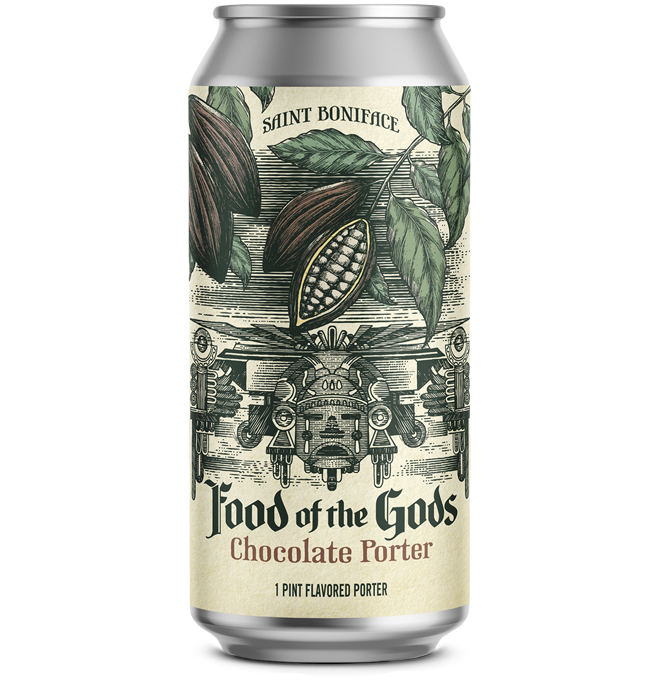 Food of the Gods Chocolate Porter St. Boniface Craft Brewing Co.
